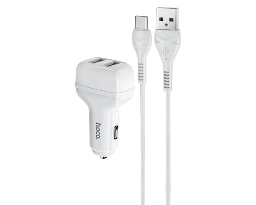 АЗУ Hoco Z36 (2USB/2.4A) + Type-C (00000040074_2)