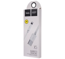 Дата кабель Hoco X5 Bamboo USB to Lightning (100см) (00000030279_1)