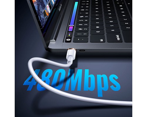 Дата кабель Usams US-SJ485 U63 Type-C To Lightning 20W PD (2m) (00000049224_1)