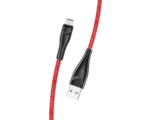 Дата кабель Usams US-SJ396 U41 Micro Braided Data and Charging Cable 2m (00000034461_1)
