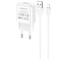 СЗУ Borofone BA64A Single port + Lightning (00000056918_1)