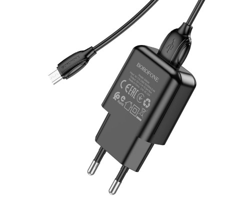 СЗУ Borofone BA64A Single port + MicroUSB (00000056919_2)