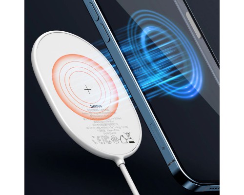 БЗУ Baseus Light Magnetic Wireless Charger for IP12 (WXQJ) (00000050759_1)