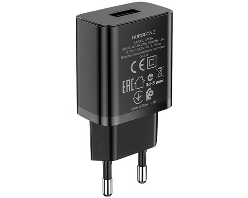 СЗУ Borofone BA52A Gamble (1USB/2.1A) (00000054344_1)