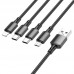 Дата кабель Borofone BX72 USB to 4in1 (Type-C/Type-C/MicroUSB/Lightning) (1m) (00000058303_1)
