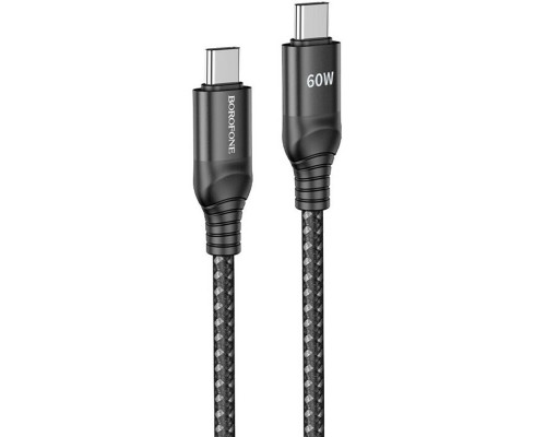Дата кабель Borofone BX56 60W Type-C to Type-C (1.5m) (00000064370_1)