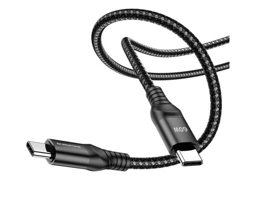 Дата кабель Borofone BX56 60W Type-C to Type-C (1.5m) (00000064370_1)