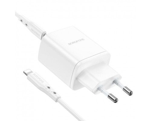 СЗУ Borofone BN9 PD35W (2Type-C) + Type-C to Lightning (00000064373_1)