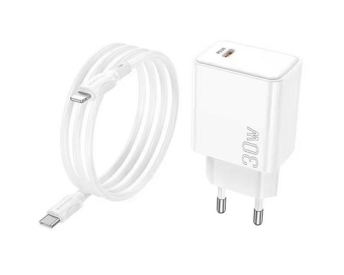 СЗУ Borofone BA77A PD30W+QC3.0 + Type-C + Lightning (00000064377_1)