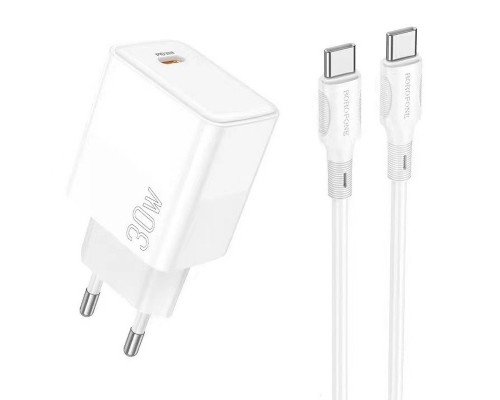 СЗУ Borofone BA77A PD30W+QC3.0 + Type-C + Type-C (00000064378_1)