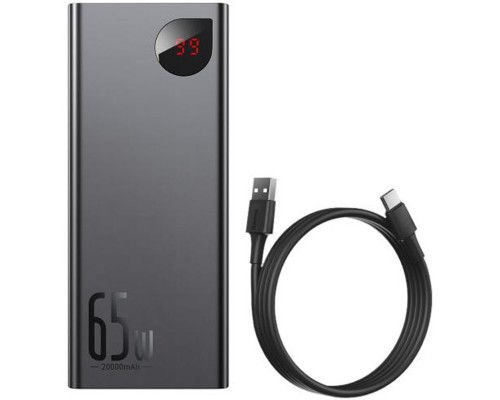 Портативное зарядное устройство Baseus Adaman Metal Digital Display QC 65W 20000mAh (PPIMDA-D) (00000063640_1)