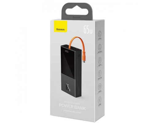 Портативное зарядное устройство Baseus Elf Digital Display Fast Charging 65W 20000mAh (PPJL000001) (00000063643_1)