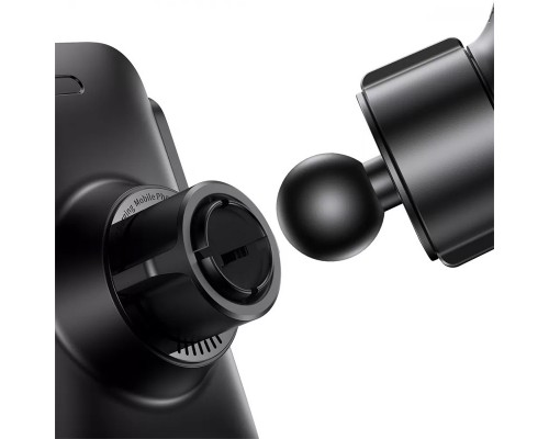 Автодержатель с БЗУ Baseus Wisdom Auto Alignment (QI 15W) (Air Outlet base) (CGZX000001) (00000063653_1)