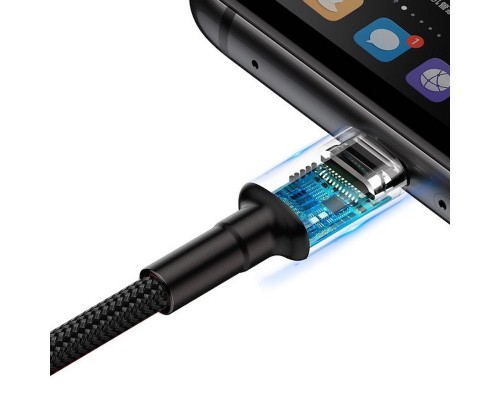 Дата кабель Baseus Cafule QC Double-Sided Blind Interpolation USB to Type-C 40W (1m) (CATKLF-PG) (00000063665_1)