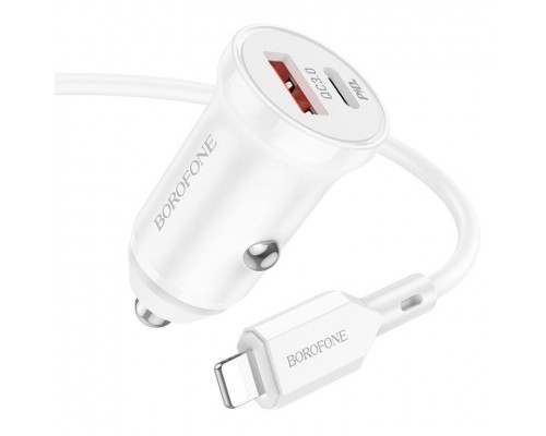АЗУ Borofone BZ18A PD20W+QC3.0 + Type-C to Lightning (00000057049_2)