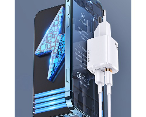 СЗУ Usams US-CC128 T37 Super Si QC3.0 + PD 20W (00000049234_1)