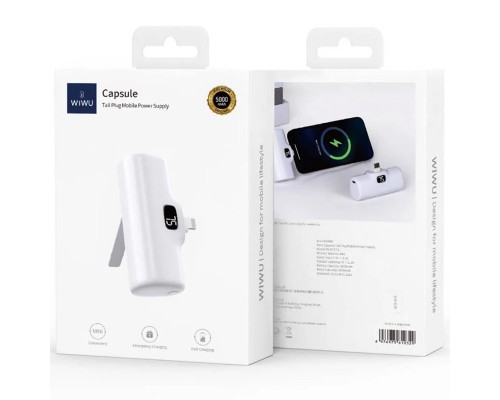 Портативное ЗУ Power Bank WIWU Wi-P017-L Lightning 5000 mAh (00000071979_1)