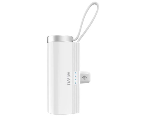 Портативное ЗУ Power Bank WIWU W026 2 in 1 Type-C с БЗУ For Apple Watch 15W 5000 mAh (00000071980_1)