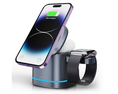 БЗУ WIWU Wi-W024 3 in 1 wireless charger (00000068580_2)