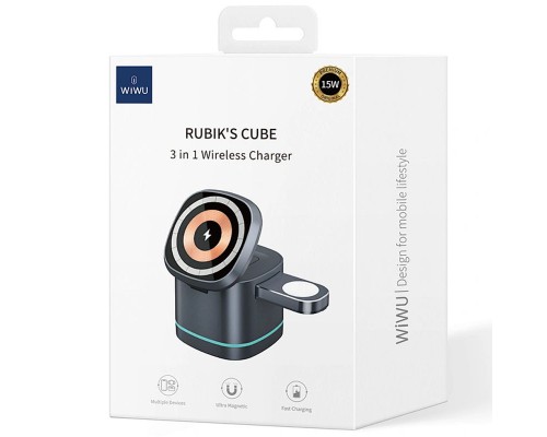 БЗУ WIWU Wi-W024 3 in 1 wireless charger (00000068580_2)