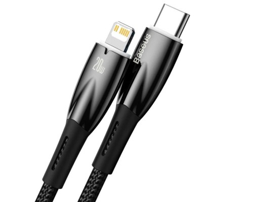 Дата кабель Baseus Glimmer Series Fast Charging Data Cable Type-C to Lightning 20W 1m (CADH000001) (00000066020_1)