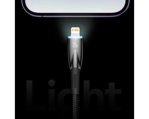 Дата кабель Baseus Glimmer Series Fast Charging Data Cable Type-C to Lightning 20W 1m (CADH000001) (00000066020_1)