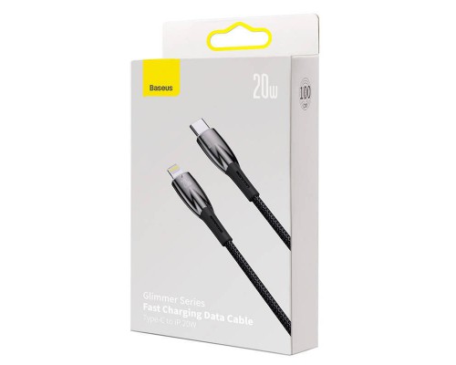 Дата кабель Baseus Glimmer Series Fast Charging Data Cable Type-C to Lightning 20W 1m (CADH000001) (00000066020_1)