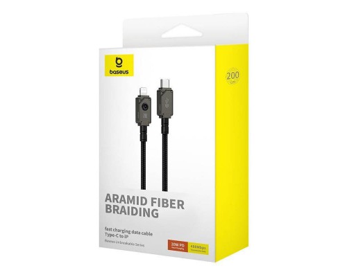 Дата кабель Baseus Unbreakable Series Fast Charging Type-C to Lightning 20W 2m (P10355803111-0) (00000066022_1)