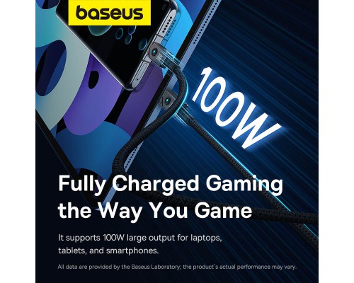 Дата кабель Baseus Unbreakable Series Fast Charging Type-C to Type-C 100W 1m (P10355800111-0) (00000066023_1)