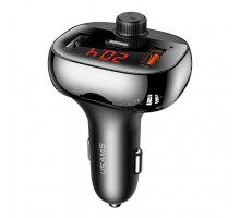 АЗУ Usams US-CC143 C25 50W 2A+C 3 Ports Digital Display Wireless FM Car Charger (00000051951_1)