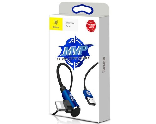 Дата кабель Baseus MVP Elbow Lightning Cable 2.4A (1m) (CALMVP) (00000031328_2)