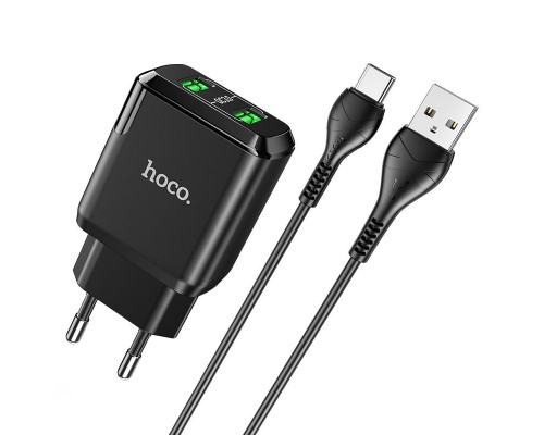 СЗУ HOCO N6 QC3.0 (2USB/3A) + USB - Type-C (00000048111_2)