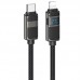Дата кабель Hoco U137 Line with display Type-C to Lightning 27W (1.2m) (00000073945_1)
