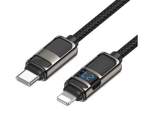 Дата кабель Hoco U137 Line with display Type-C to Lightning 27W (1.2m) (00000073945_1)