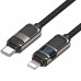 Дата кабель Hoco U137 Line with display Type-C to Lightning 27W (1.2m) (00000073945_1)