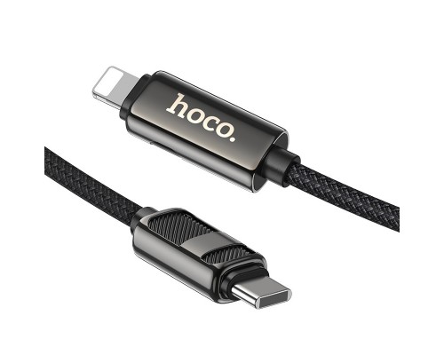 Дата кабель Hoco U137 Line with display Type-C to Lightning 27W (1.2m) (00000073945_1)