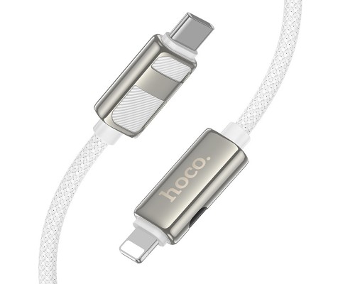 Дата кабель Hoco U137 Line with display Type-C to Lightning 27W (1.2m) (00000073945_2)