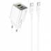 СЗУ Hoco N46 Glorious PD20W+QC3.0 (1USB-A/1C) + Type-C to Type-C (00000073951_1)