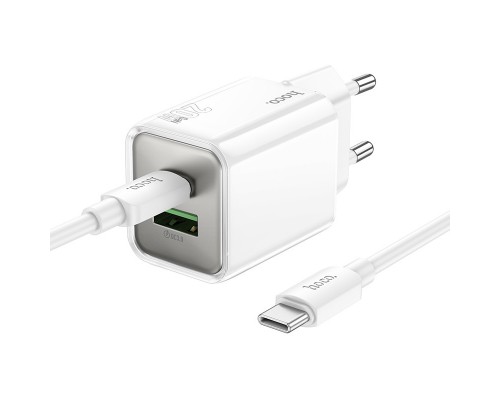 СЗУ Hoco N46 Glorious PD20W+QC3.0 (1USB-A/1C) + Type-C to Type-C (00000073951_1)