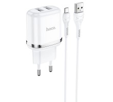 СЗУ Hoco N4 (2USB/2.4A) + MicroUSB (00000048810_1)