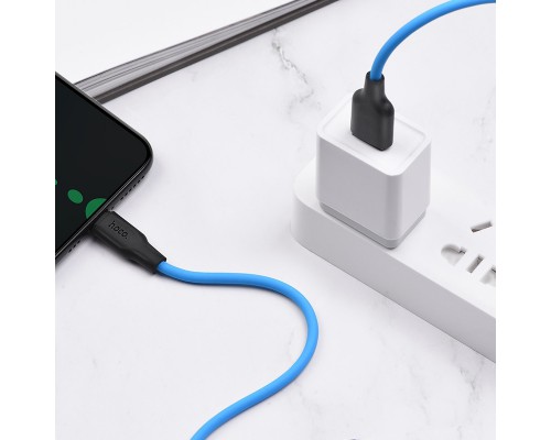 Дата кабель Hoco X21 Plus Silicone Type-C Cable (1m) (00000035217_2)