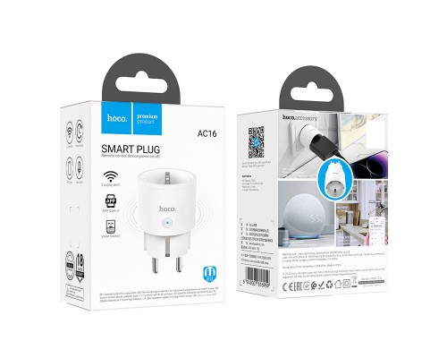 СЗУ Hoco AC16 Veloz smart socket (00000069078_1)