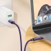 Дата кабель Hoco U125 Benefit 100W Type-C to Type-C with display (1.2m) (00000069079_1)