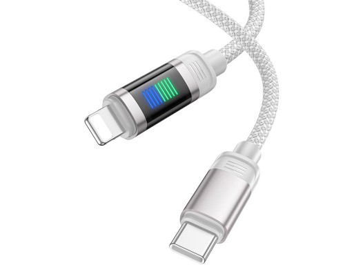 Дата кабель Hoco U126 Lantern 27W Type-C to Lightning (1.2m) (00000069080_1)