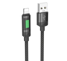 Дата кабель Hoco U126 Lantern 2.4A USB to Lightning (1.2m) (00000069081_1)