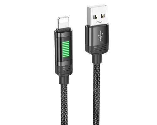 Дата кабель Hoco U126 Lantern 2.4A USB to Lightning (1.2m) (00000069081_1)