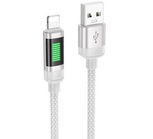 Дата кабель Hoco U126 Lantern 2.4A USB to Lightning (1.2m) (00000069081_2)
