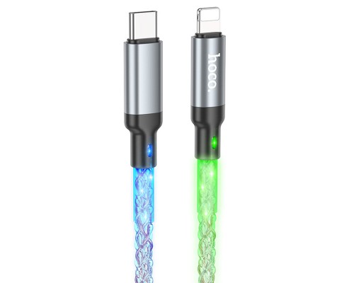 Дата кабель Hoco U112 Shine 20W Type-C to Lightning (1m) (00000069084_1)