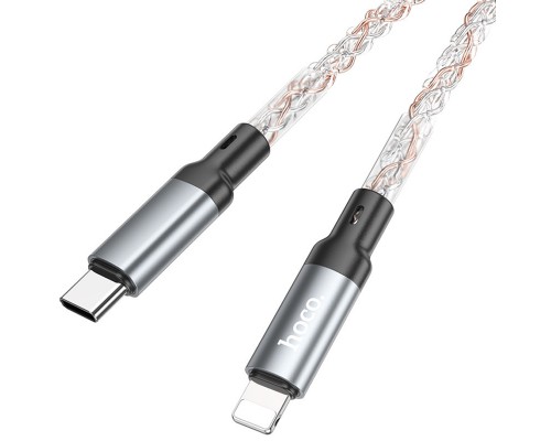 Дата кабель Hoco U112 Shine 20W Type-C to Lightning (1m) (00000069084_1)