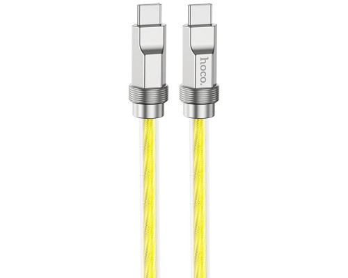Дата кабель Hoco U113 Solid 100W Type-C to Type-C (1m) (00000069086_1)